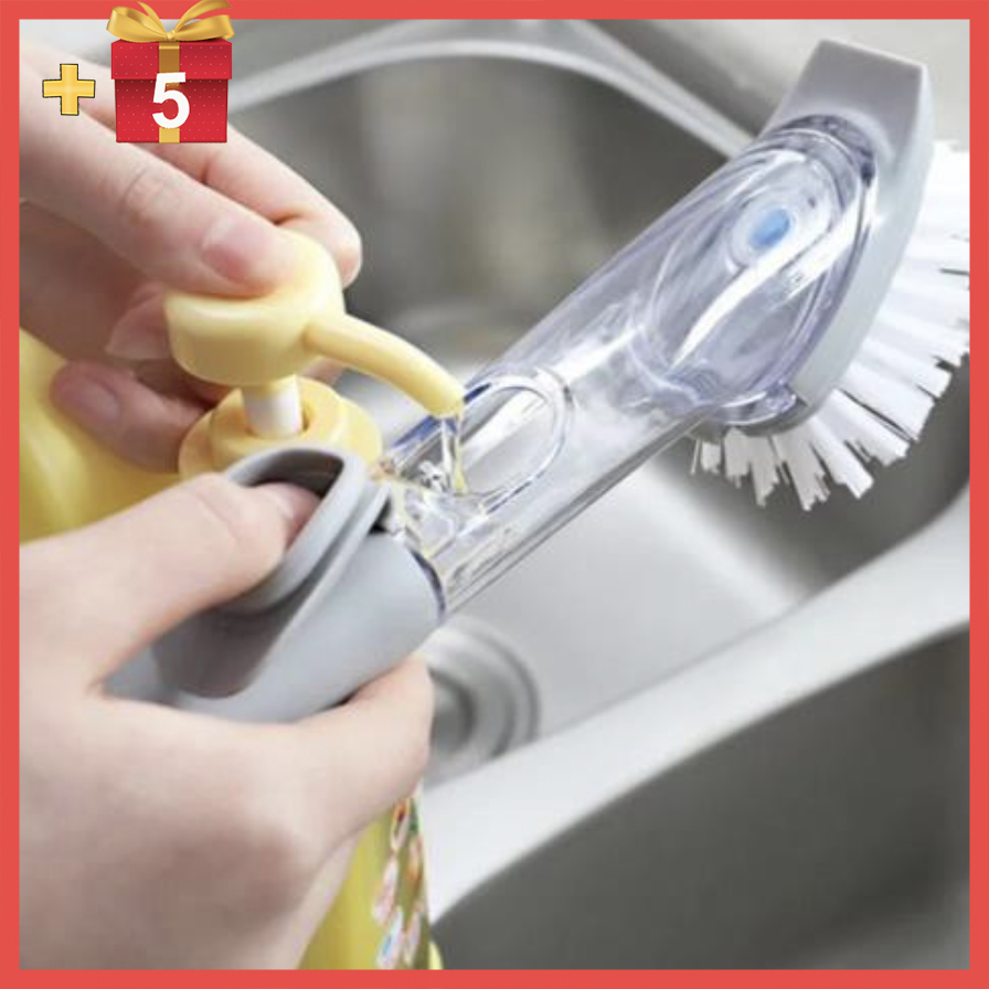 Cọ rửa cầm tay chà sạch bát đĩa chảo xoong dễ dàng nhanh chóng bảo vệ da tay