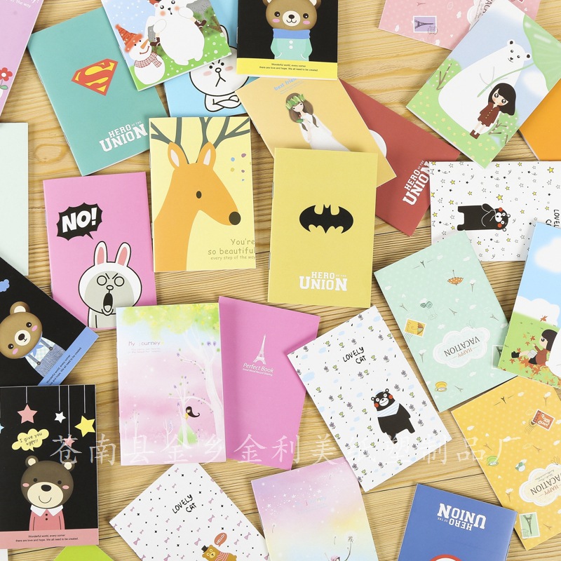 Sổ tay mini sổ note họa tiết dễ thương mẫu ngẫu nhiên - S0