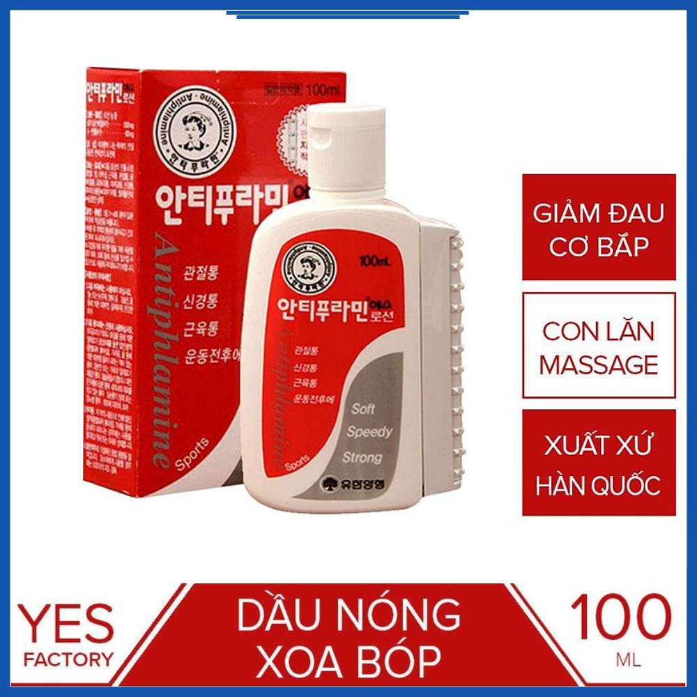 Dầu nóng Hàn Quốc xoa bóp massage Antiphlamine