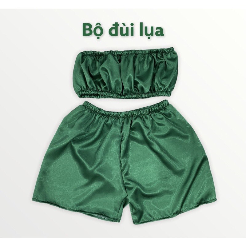 Bộ đùi lụa spa, sét áo quây quần đùi chuyên dùng trong spa thunca.store