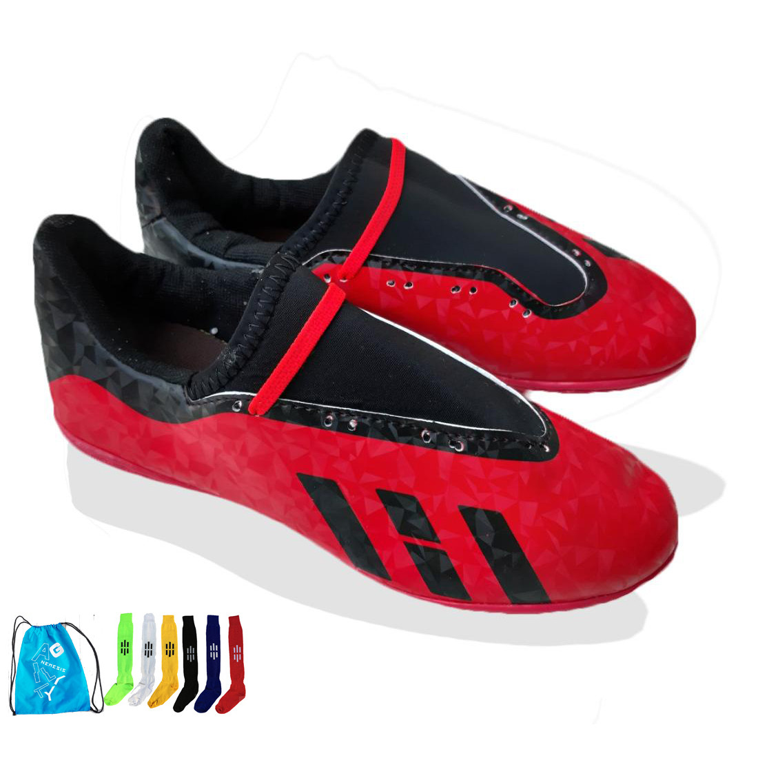 Giày Đá Banh New 2020 Có Phụ Kiện Có Size Trẻ Em ( Giày + Vớ + Túi )