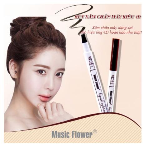 [HCM]Bút xăm chân mày 4D - Chì kẻ mày phẩy sợi
