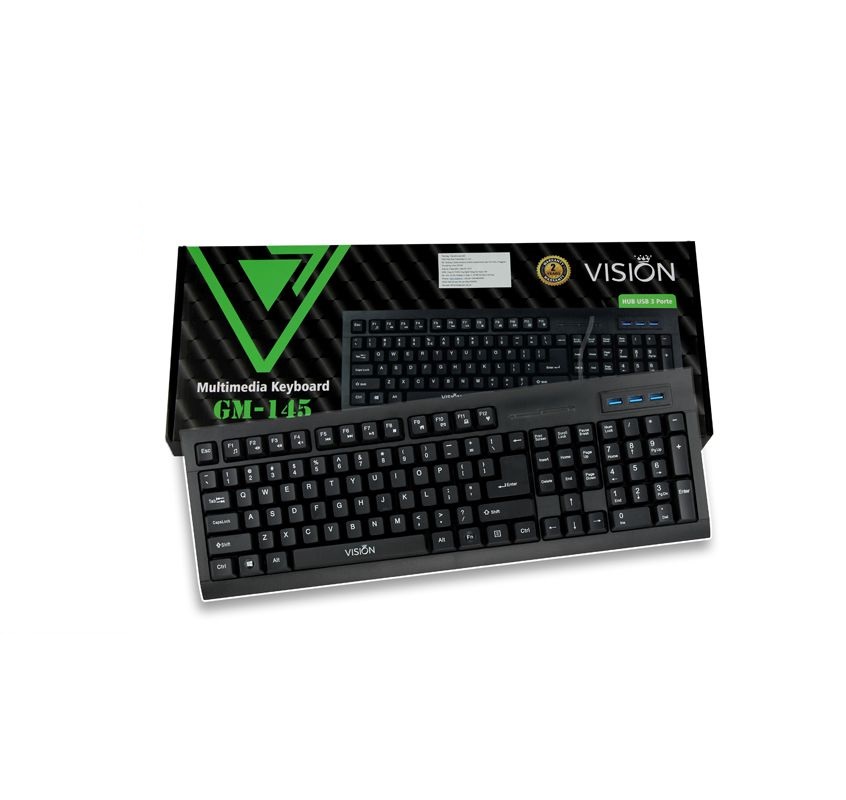 Bàn phím máy tính chuyên game Gm-145 tích hợp 3 cổng Usb đánh chữ siêu nhanh, Keyboard gaming dành cho game thủ mẫu mới cực đẹp
