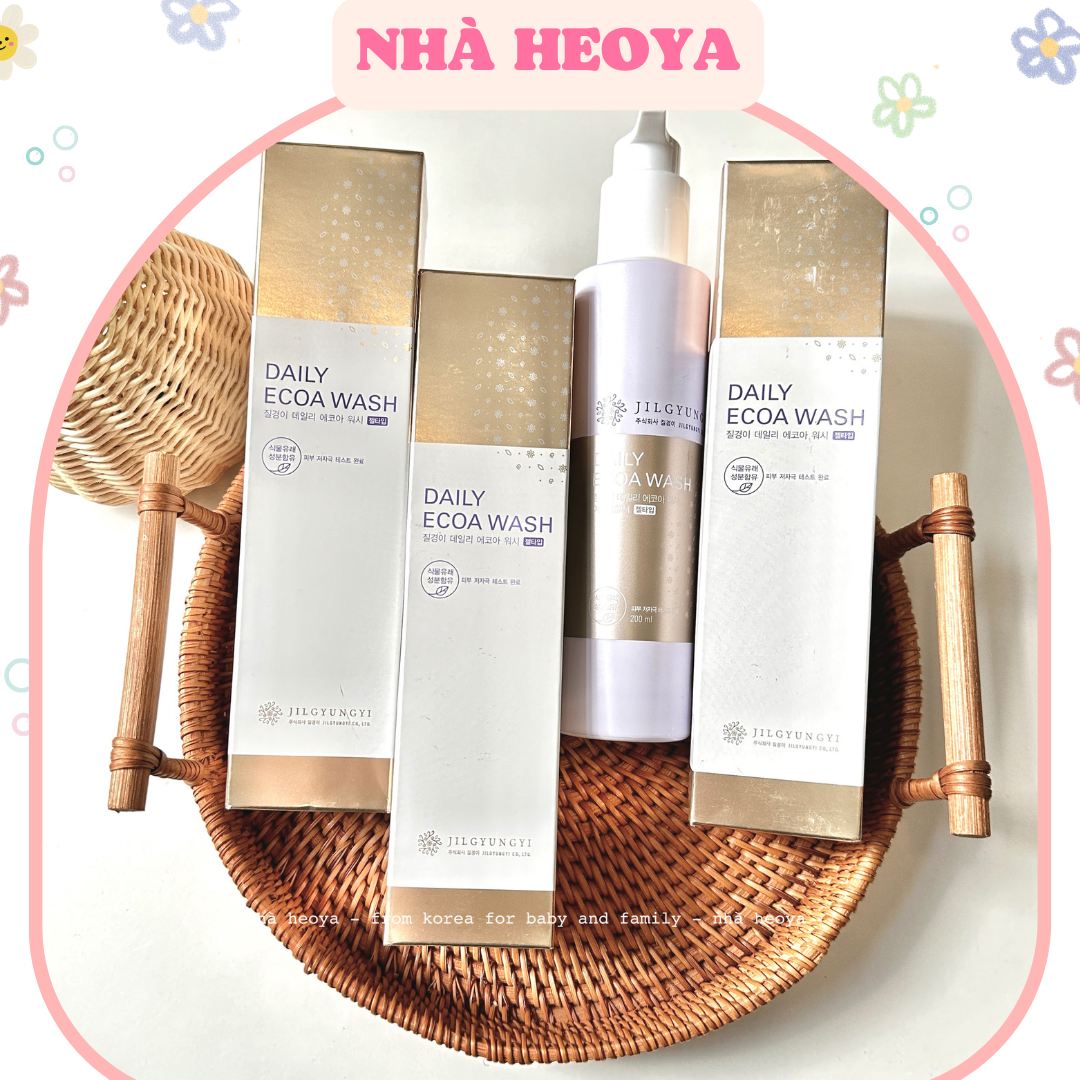 Dung dịch vệ sinh phụ nữ dạng gel và dạng bọt jilgyungyi hàn quốc