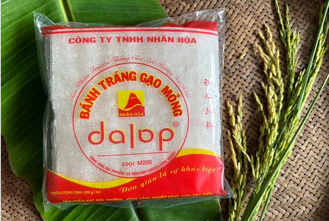 Bánh Tráng Gạo Mỏng Dalop - Bánh tráng nhúng - cuốn chả giò - Đặc sản Bình Định