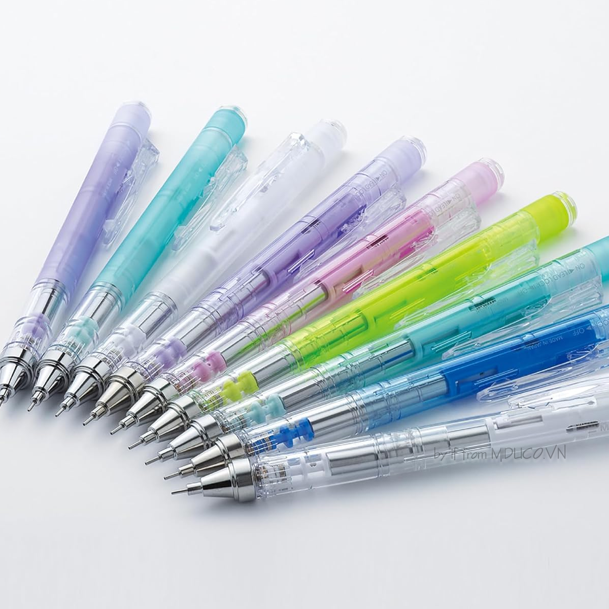Bút chì bấm tombow mono graph clear color 0.3mm