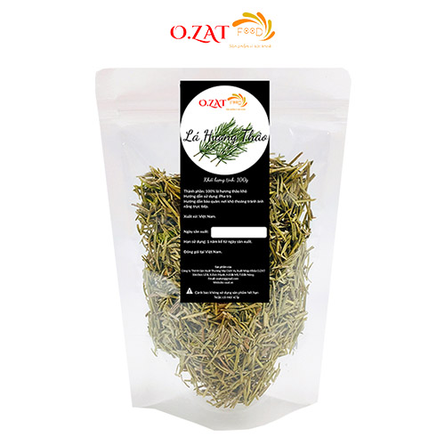 Lá hương thảo khô O.ZAT 100g nấu beefsteak xông phòng đuổi muỗi khử mùi