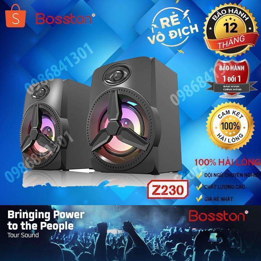 Loa vi tính 2.0 bosston z230 led rgb
