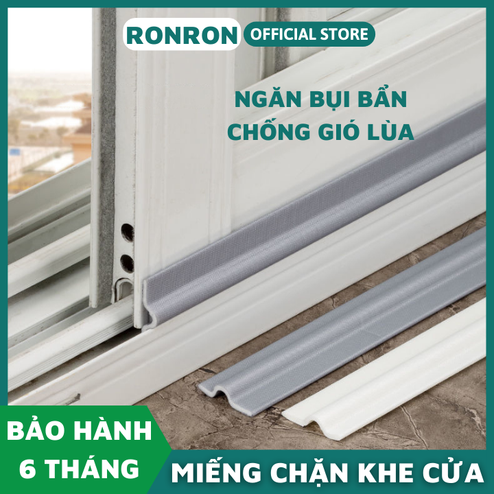 2 Mét nẹp chặn cửa chắn khe hở Ron cửa sổ chống bụi chống côn trùng chống gió lùa RONRON