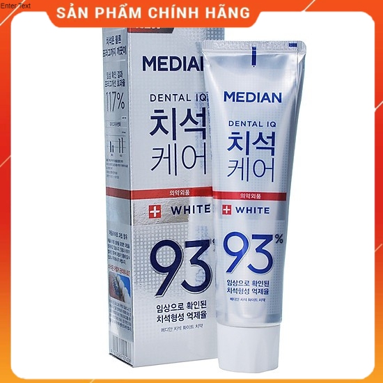 Kem đánh răng trắng răng median 93 dành cho răng ố vàng 120g -kho sỉ như tuấn