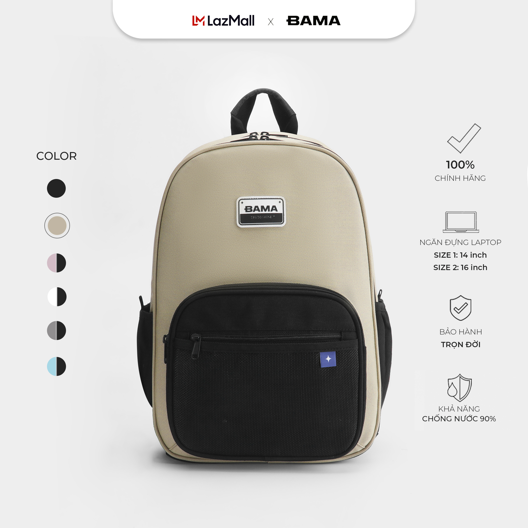 Balo bama simple backpack 4.0