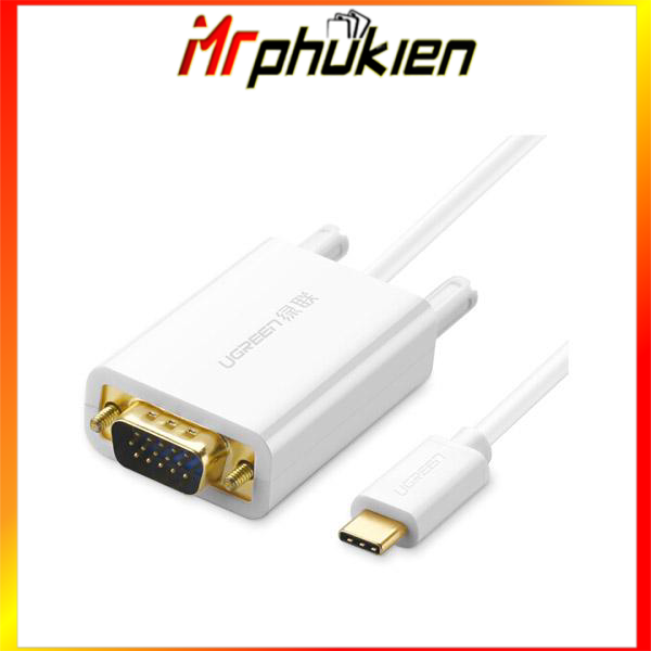 Cáp chuyển đổi usb type c sang vga ugreen 30842 - mrcomputer