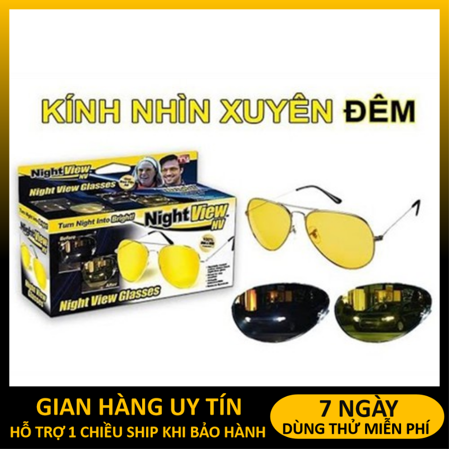 Mắt Kính Nhìn Xuyên Đêm Chống Lóa Mắt (Giá Cả Ưu Đãi)
