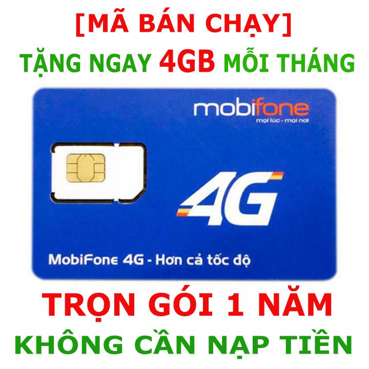 [ TOP SHOP ]  SIM 4G TRỌN GÓI 1 NĂM KHÔNG NẠP TIỀN MOBIFONE MDT250A MDT350 MDT255 Miễn Phí 1 Năm Uy 