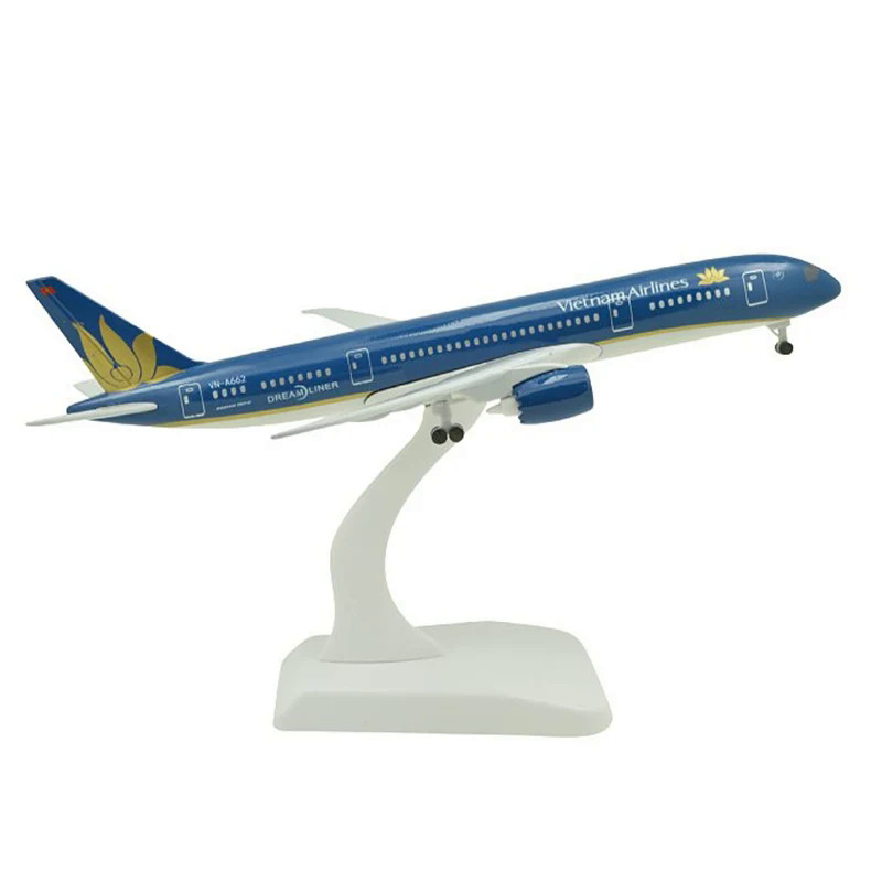20CM Airplanes Vietnam Boeing B787 Airlines Plane Models Toys Aircraft