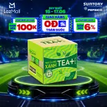 [SALE 15.6] Thùng 12 Chai Trà Ô Long Xanh Tea+ (1L/chai)