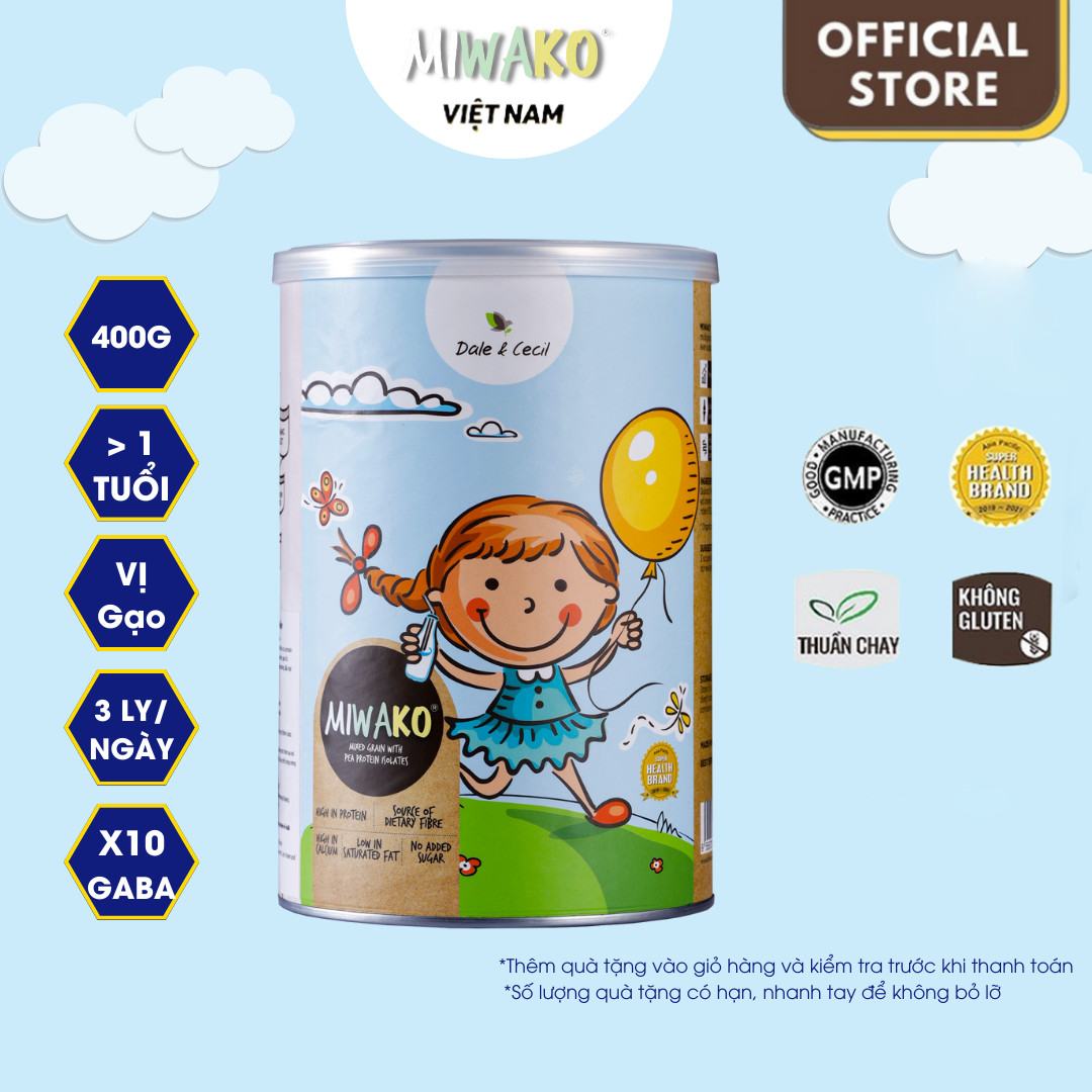 Miwako Nut Milk with Rice Flavor, 400g Box, Us Organic Standard, Complete Nutrition from Organic Protein, Imported from Malaysia - 3