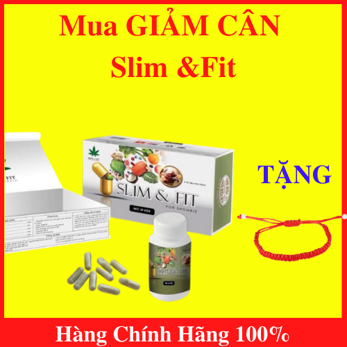 [HCM]Viên uống Slim and Fit 30 viên - Giảm cân cực nhanh từ thiên nhiên - AN001