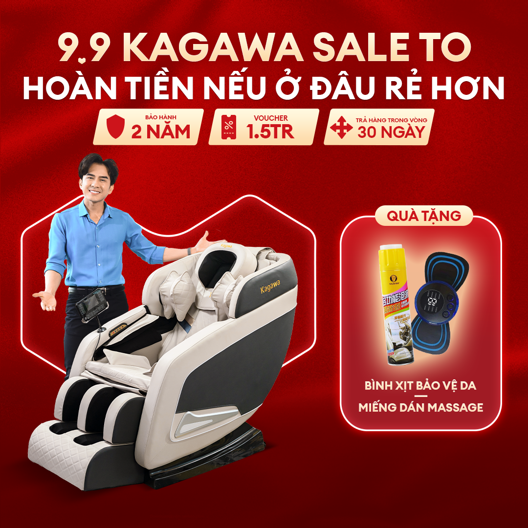 Ghế massage toàn thân KAGAWA K28 Pro công nghệ mát xa nhiệt hồng ngoại tân tiến đa chức năng công nghệ quét AI dò tìm huyệt đạo túi khí miễn phí vận chuyển