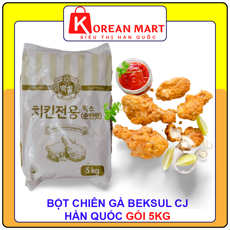 Bột chiên gà KFC Beksul CJ Hàn quốc 5kg/gói Dùng cho nhà hàng