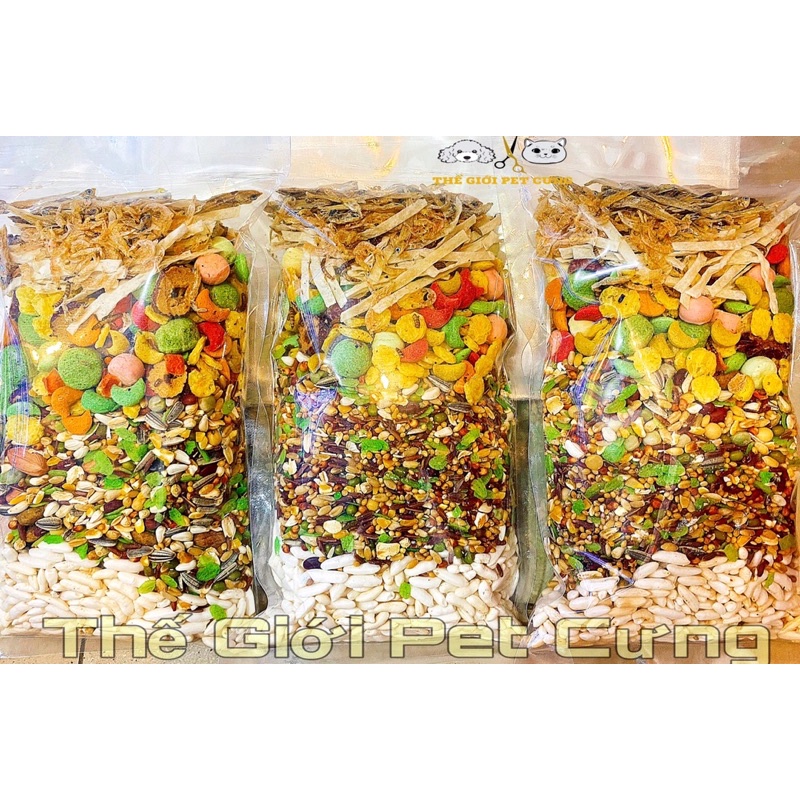Thức ăn hamster vị hải sản vỗ béo 350gr