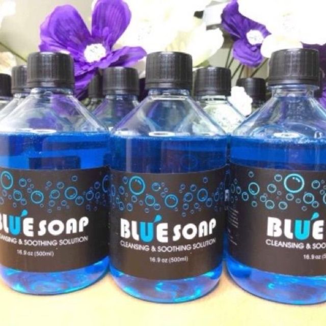 [HCM]Dung dich Blue soap lau mực xăm / chai 500ml -mẫu mới