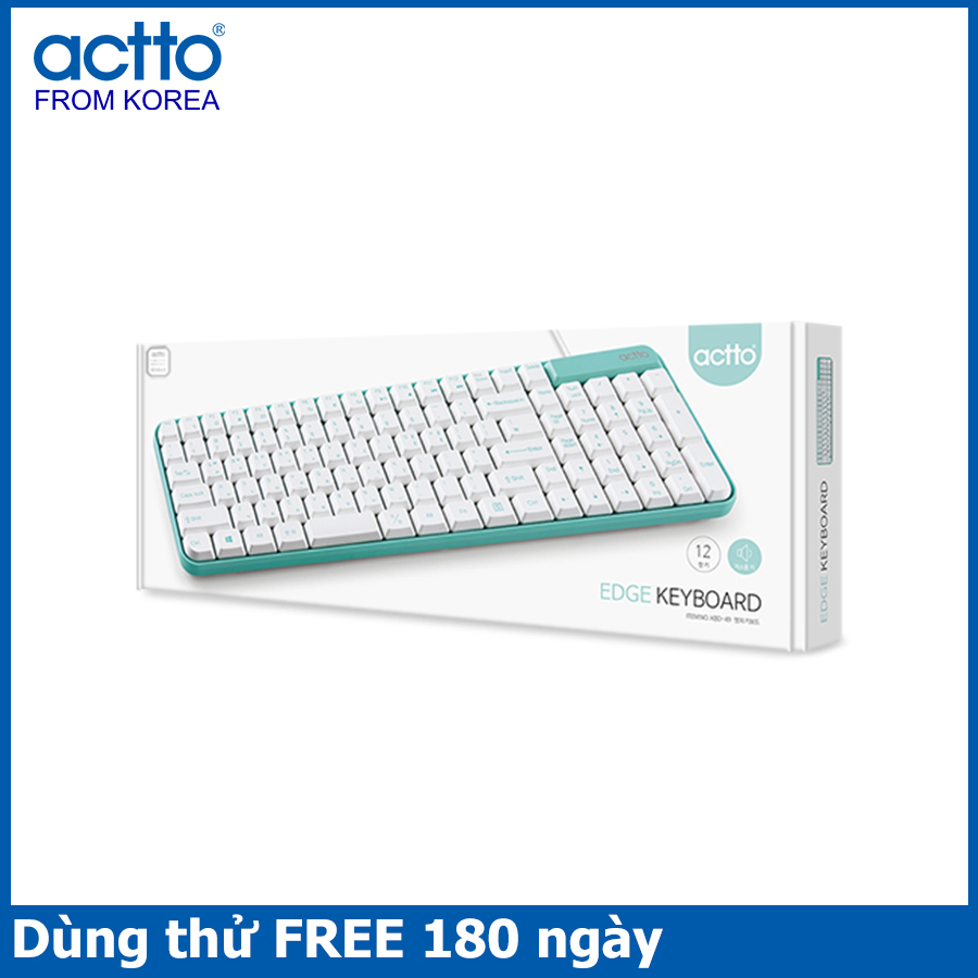 Bàn phím máy tính văn phòng edge - edge keyboard actto kbd-49