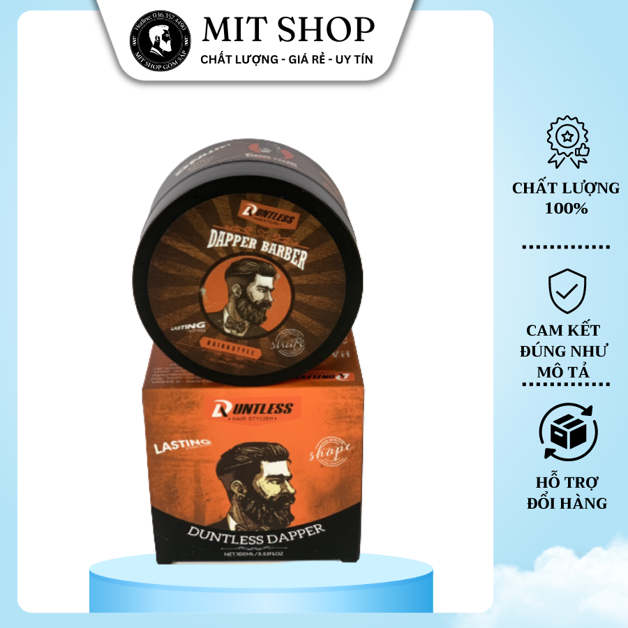 Sáp vuốt tóc dapper barber chính hãng 100ml