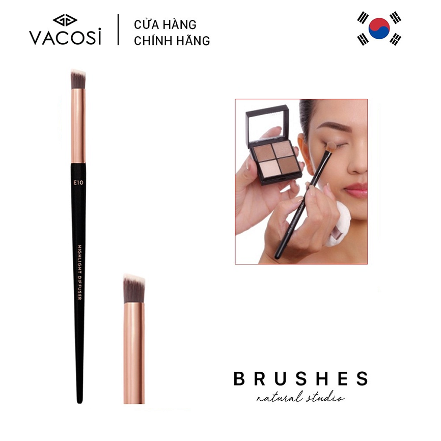 Vacosi Cọ Che Khuyết Điểm Vùng Mắt Highlight Diffuser Brush E10