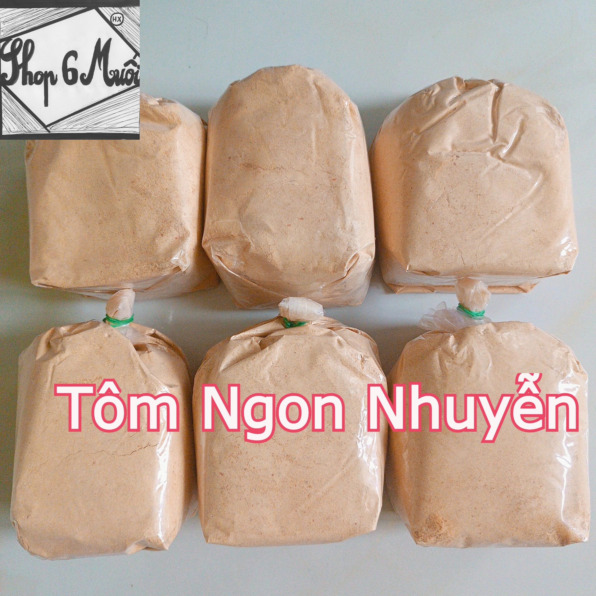 (Túi 500gr) Muối tôm Tây Ninh Ngọc Châu loại ngon bột nhuyễn (không chay)