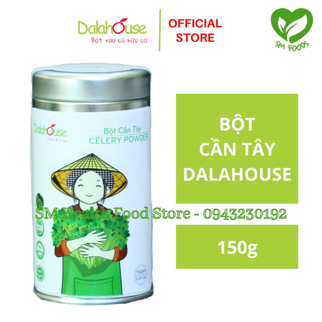 Bột Cần Tây Sấy Lạnh Nguyên Chất Dalahouse Lon 120g / 150g