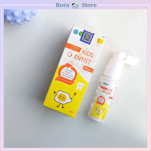 Xịt chống sâu răng Kid Dentist Plus cho bé từ 1 tuổi