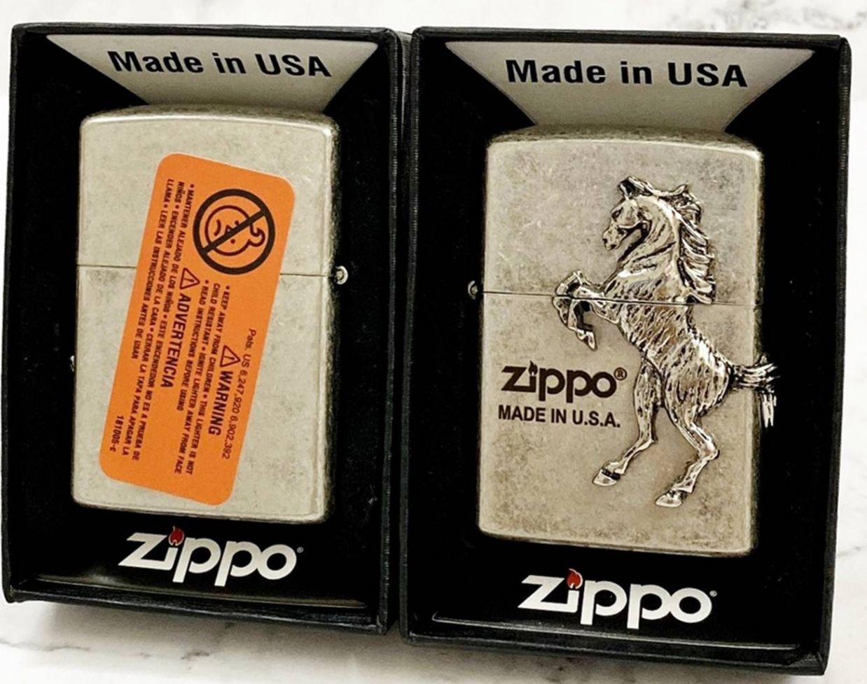 Bật lửa zippo ( chính hãng) kiểu đồng cổ hình ngựa nổi  đẹp cho nam tặng kèm quà tặng