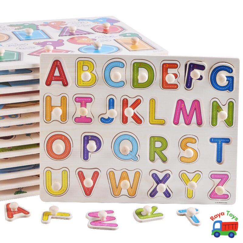 Bảng Núm Gỗ Xếp Hình Cho Bé Lắp Ráp Đồ Chơi Trẻ Em Thông Minh | Giáo Dục Trí Tuệ Montessori, DIY, Stem, Steam