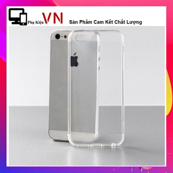 ⚡ Ốp dẻo trong cho Iphone 5 & 5S - Ốp Lưng Trong Suốt ⚡