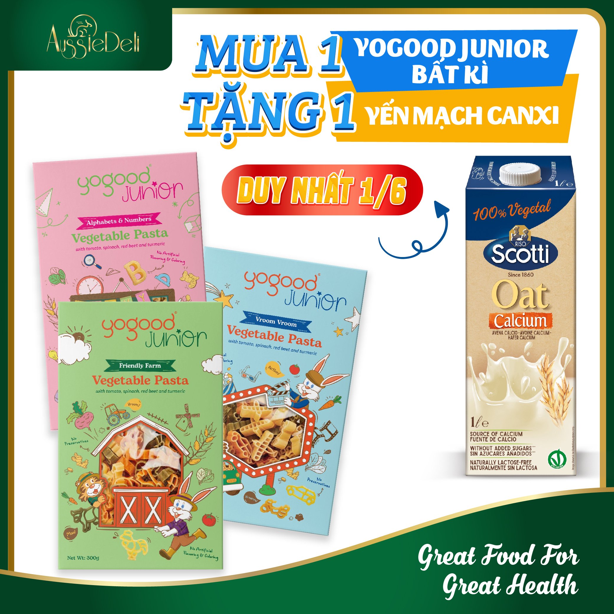 Hộp 300gr - Nui Rau Củ Quả Nhiều Hình Dạng Bắt Mắt Dành Riêng Cho Trẻ Em Không Phẩm Màu - YOGOOD - Nhập Khẩu Từ Ba Lan