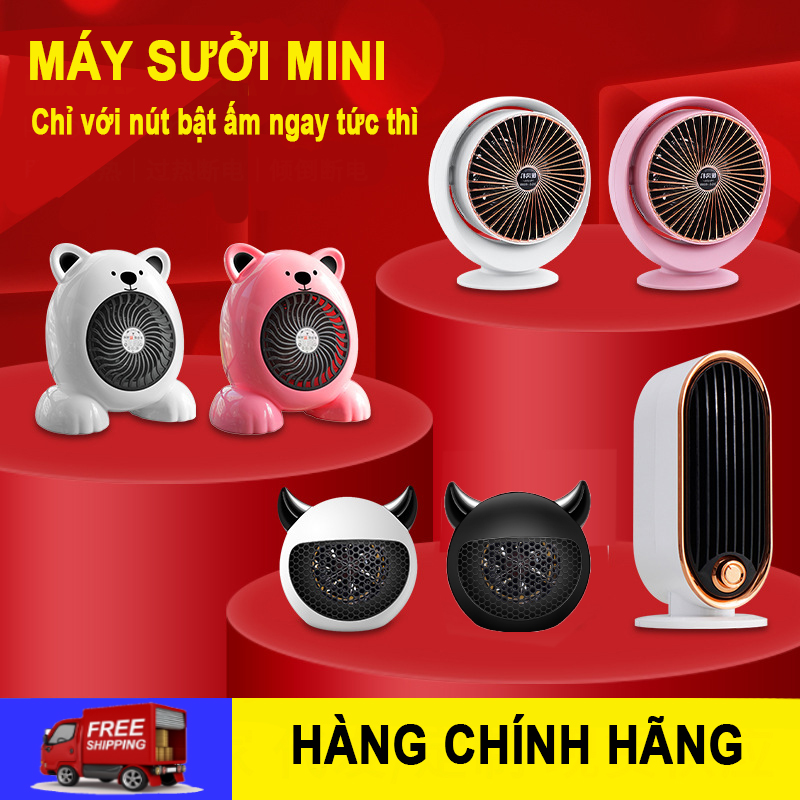 Máy sưởi mini để bàn cho dân văn phòng, sinh viên - Quạt sưởi không khí, máy sưởi mini cầm tay cao cấp - May suoi am, quat suoi làm ấm không khí giá siêu rẻ - An toàn không hại da, tốt cho sức khỏe sử dụng