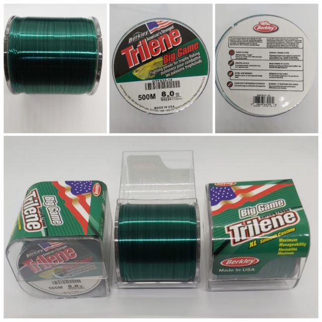 Dây cước câu cá - cước Trilene Big Game 500m - cước câu Mỹ Berkley chất lượng ( Ngu Long )