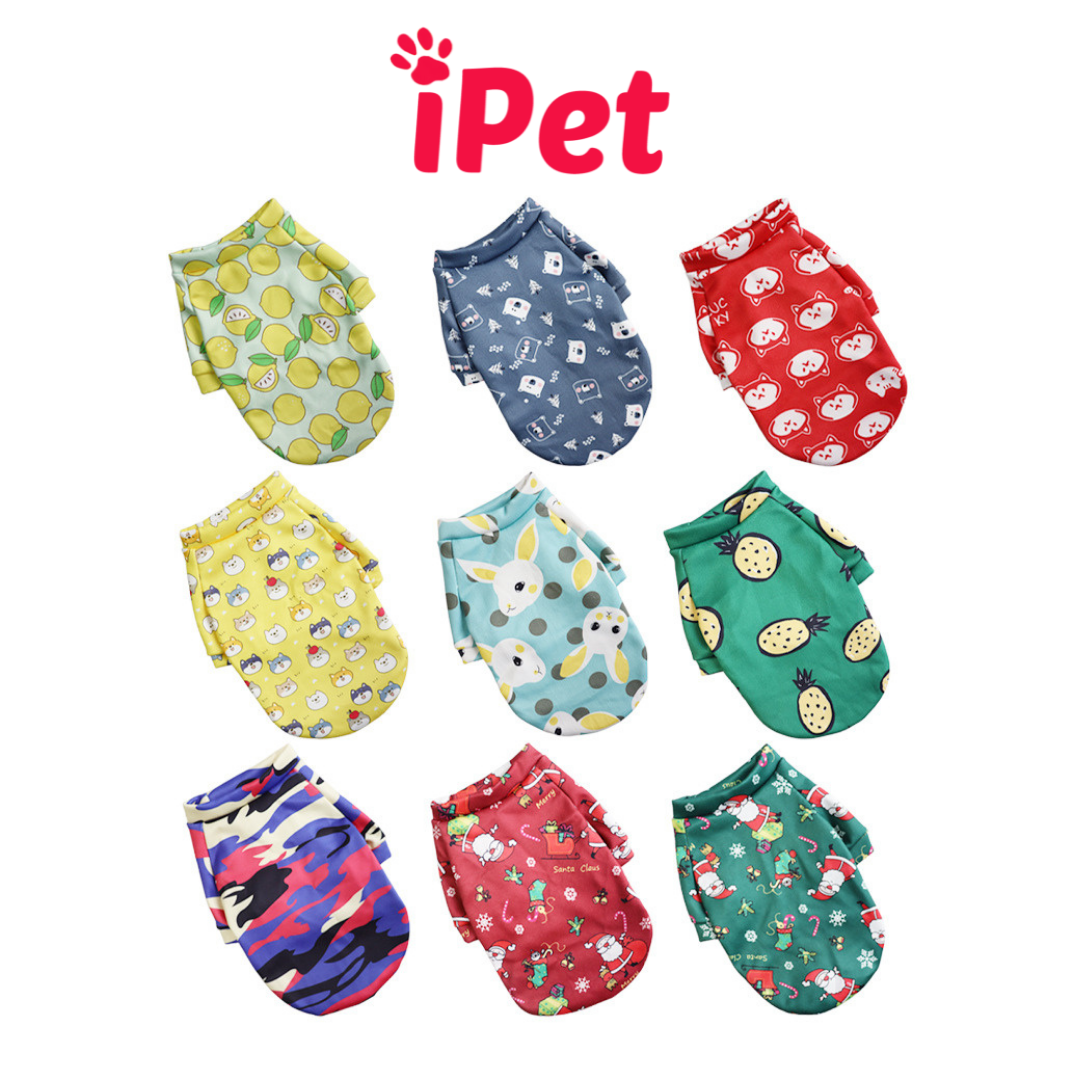 Áo Cho Chó Mèo Họa Tiết Hoa Quả Đáng Yêu - iPet Shop
