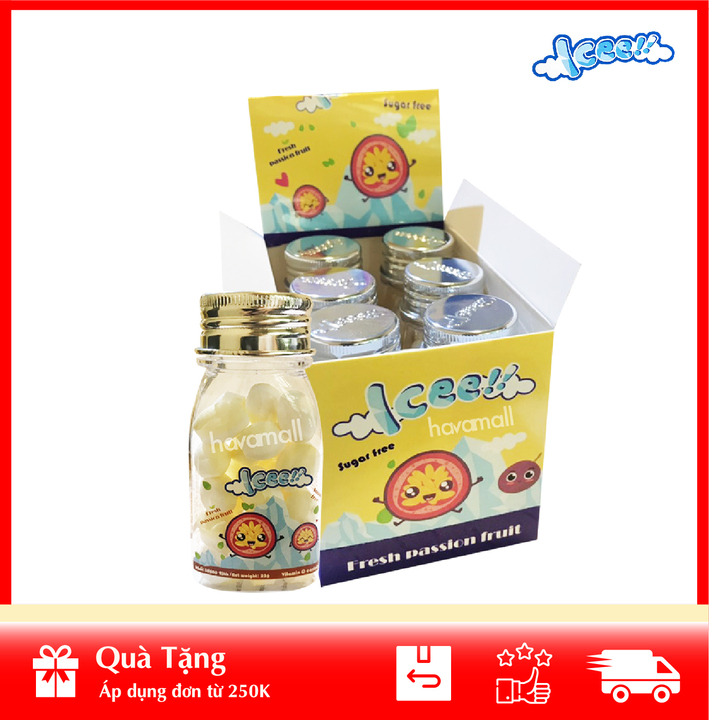 Kẹo the icee passion fruit - vị chanh dây 23gr