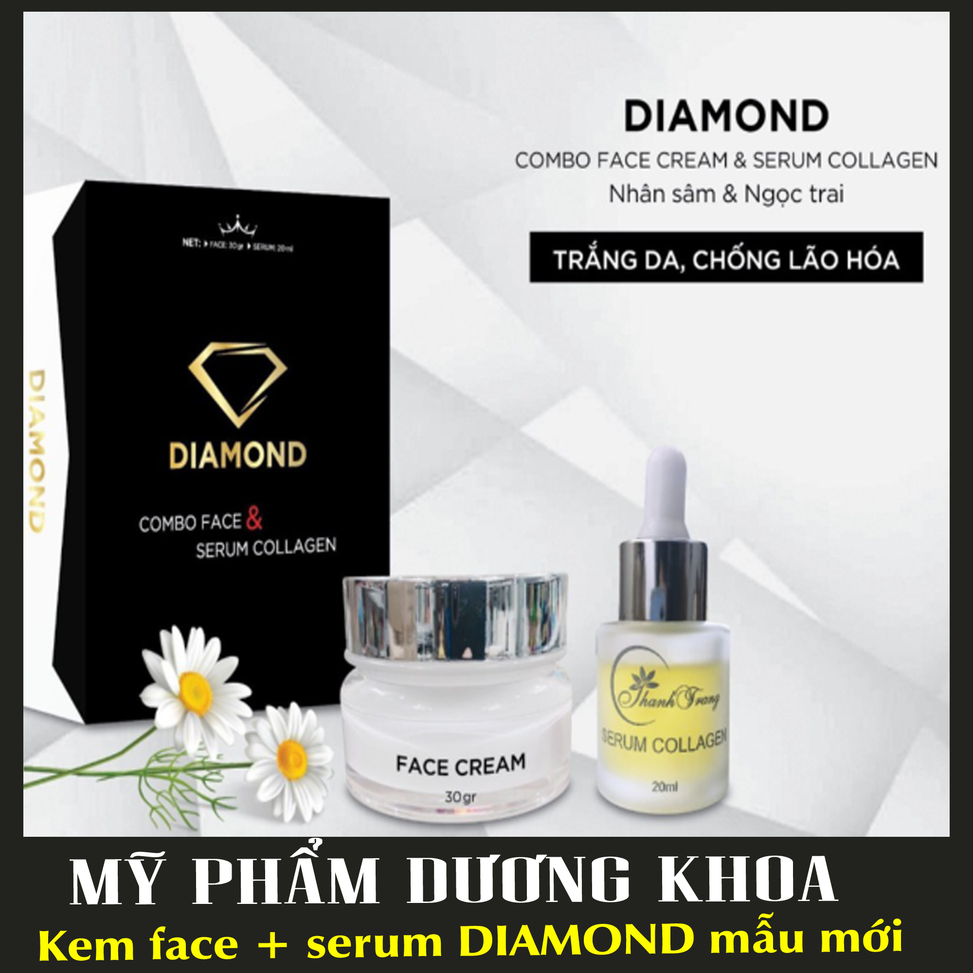 [HCM]MẪU CÓ SERUM - Kem Diamond Thanh Trang giá sĩ - Kem Diamond Mỹ Phẩm Thanh Trang