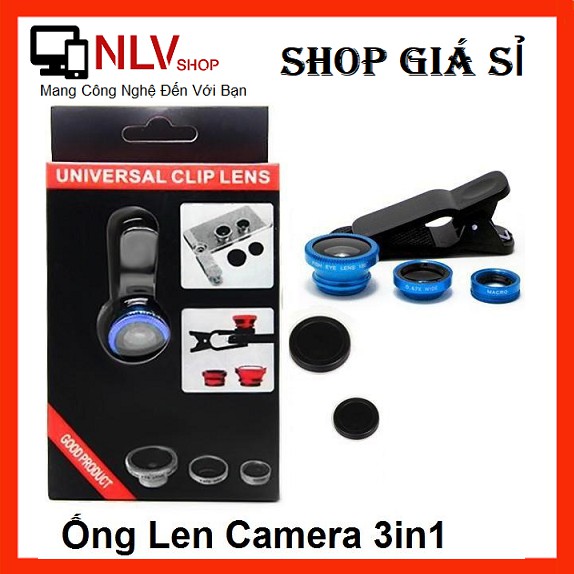 Nlvshop ống len camera 3in13in1
