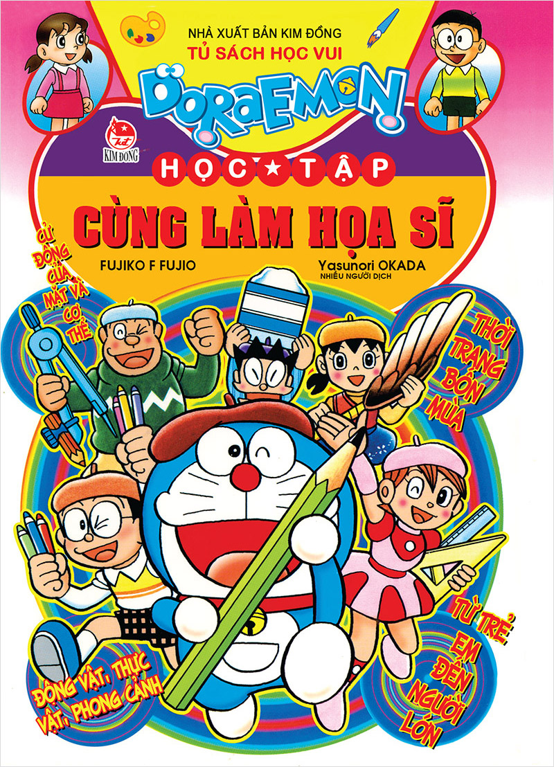 Kim Đồng - Doraemon học tập - Cùng làm họa sĩ