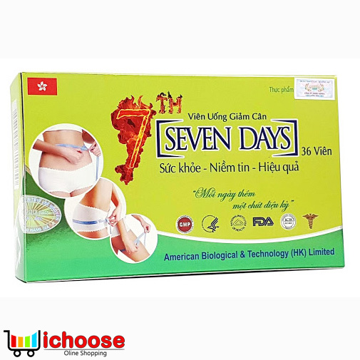 Viên giảm cân Seven Days USA giúp giảm cân hiệu quả và làm đẹp da