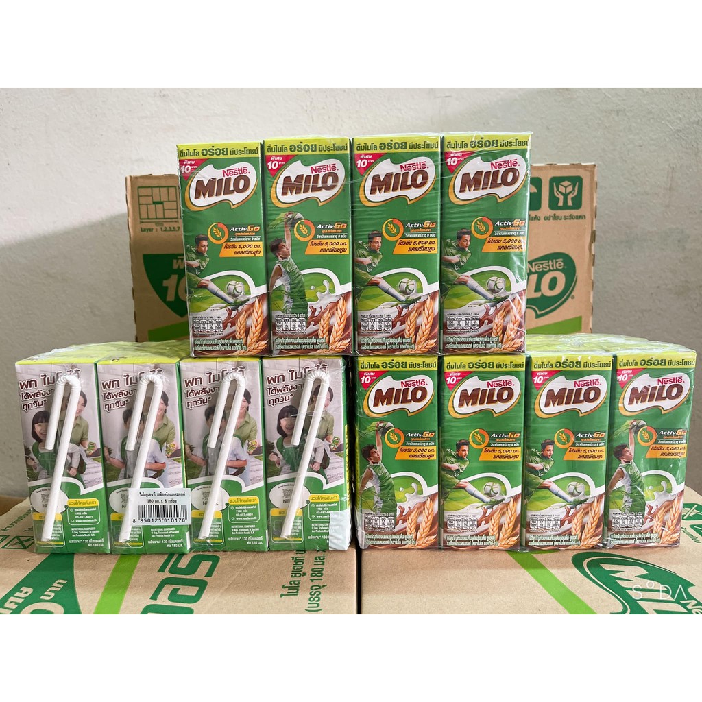 Sữa Milo Thái Lan siêu thơm ngon thùng 48h x 180ml