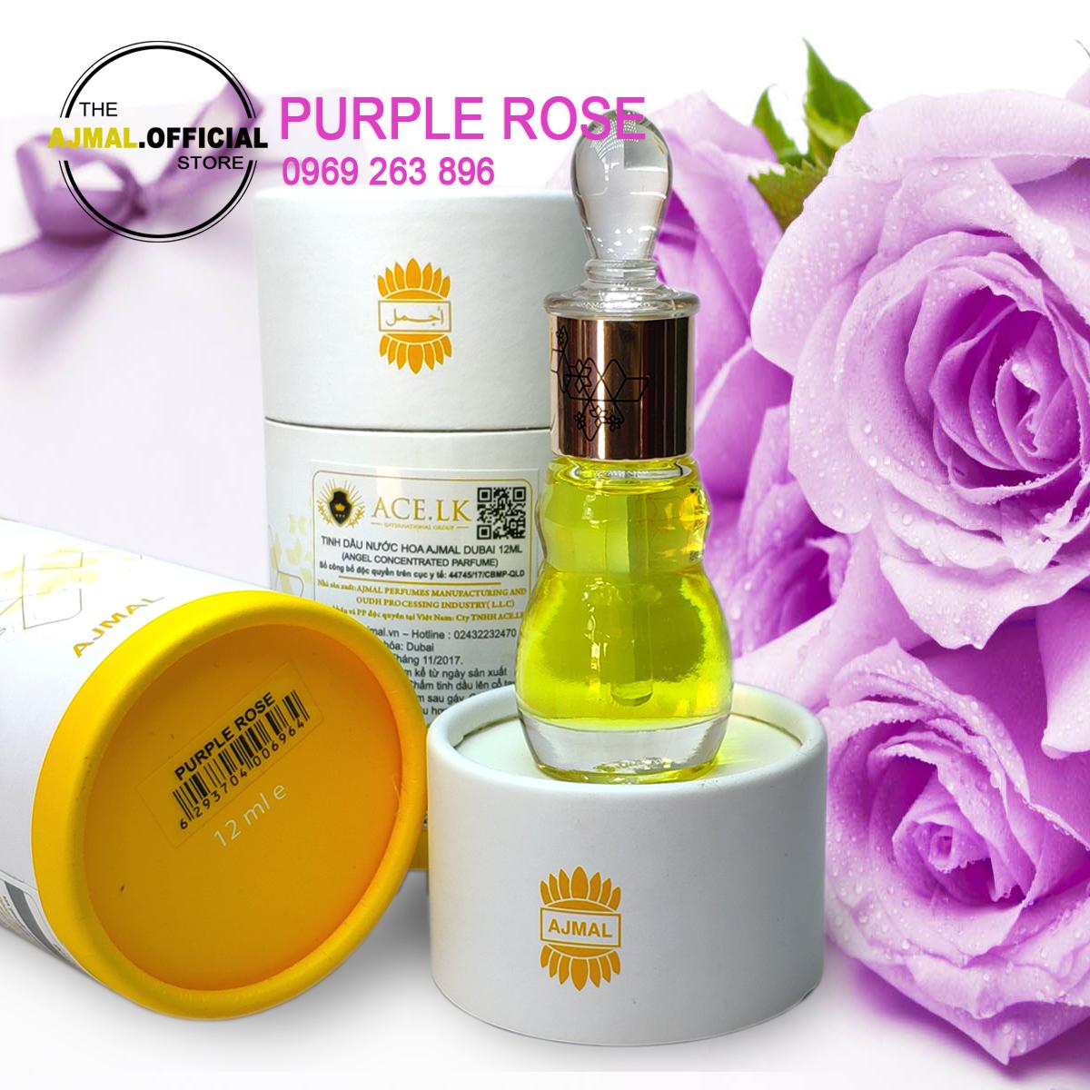 Tinh Dầu Nước Hoa Dubai PURPLE ROSE - AJMAL ANGEL CONCENTRATED PARFUMS