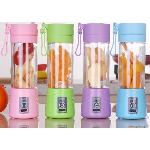 Máy Xay cầm tay xay sinh tố HM-03 xách tay có thể sạc USB nhỏ gọn động cơ mạnh mẽ