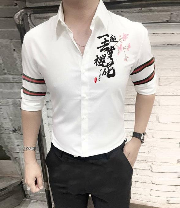 [HCM]ÁO SƠ MI NAM LOGO CAO CẤP  HÀNG CHUẨN SHOP