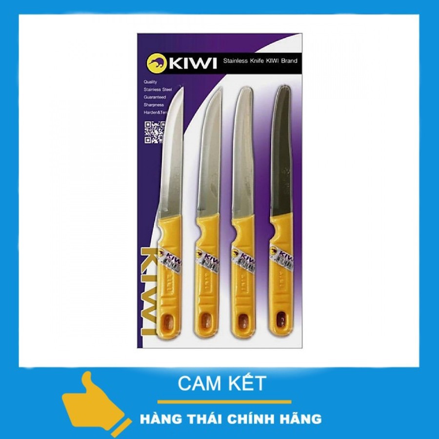 [HCM]Bộ Dao 4 Món Kiwi Vnset-C (511512) Cao Cấp Thái Lan Nhập Khẩu