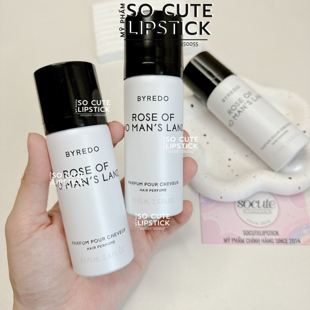 Nước Hoa Xịt Thơm Tóc Byredo Rose Of No Mans Land Mojave Ghost Gypsy Water La Tulipe Blanche Hair Perfume 10ml